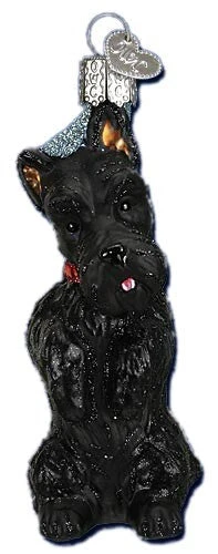 Old World Christmas Scottish Terrier Ornament 3 Old World Christmas Scottish Terrier Ornament