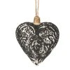 Midwest-CBK Aged Filigree Heart Ornament