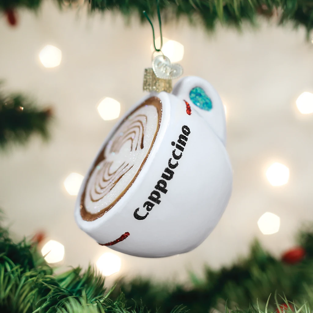 Old World Christmas Cappuccino Ornament 3 Old World Christmas Cappuccino Ornament