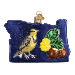 Old World Christmas State Of Oregon Ornament