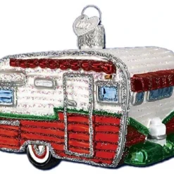 Old World Christmas Travel Trailer Ornament
