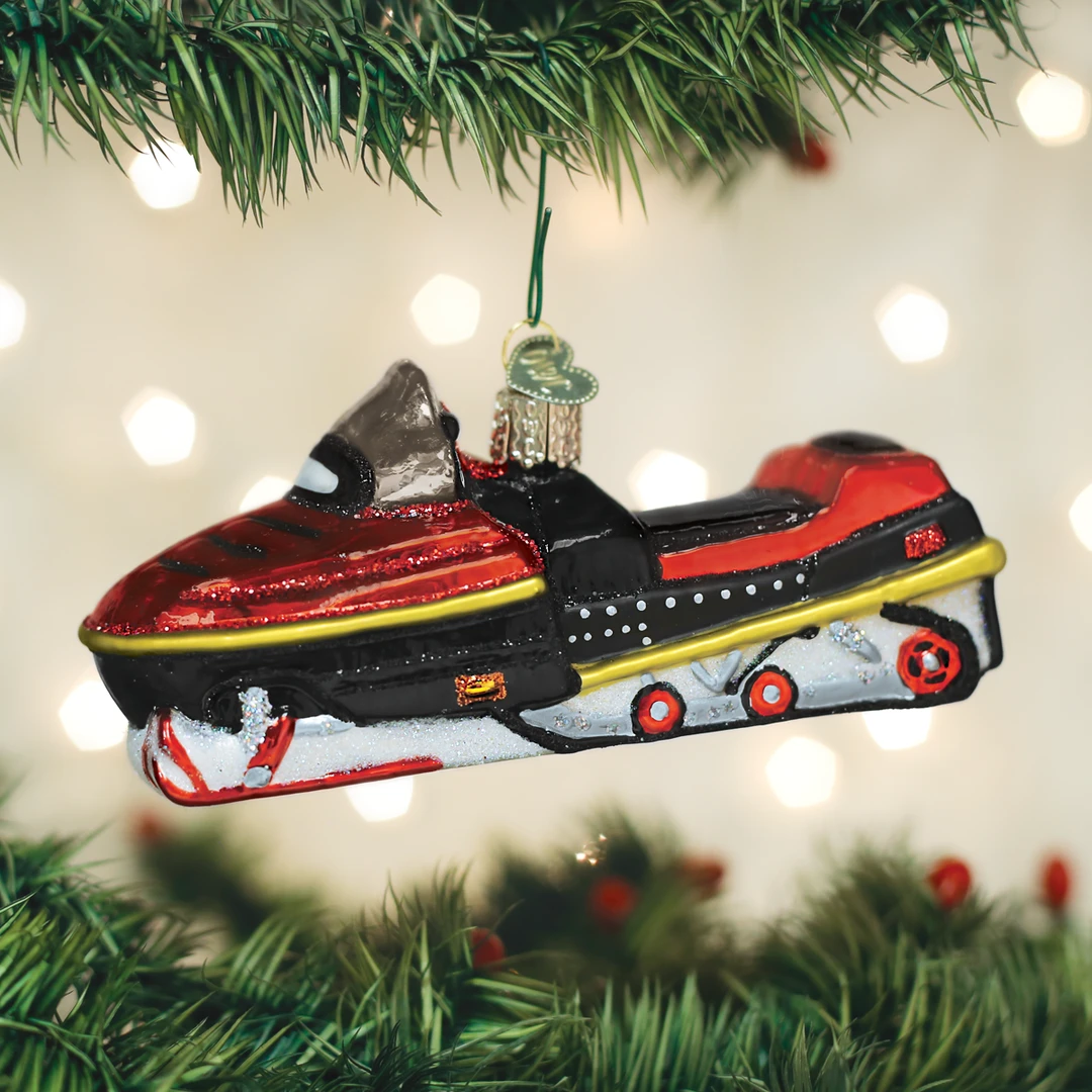 TheHolidayBarn.com Snowmobile Ornament 3 TheHolidayBarn.com Snowmobile Ornament