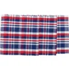 TheHolidayBarn.com Red, White & Blue Plaid Table Runner