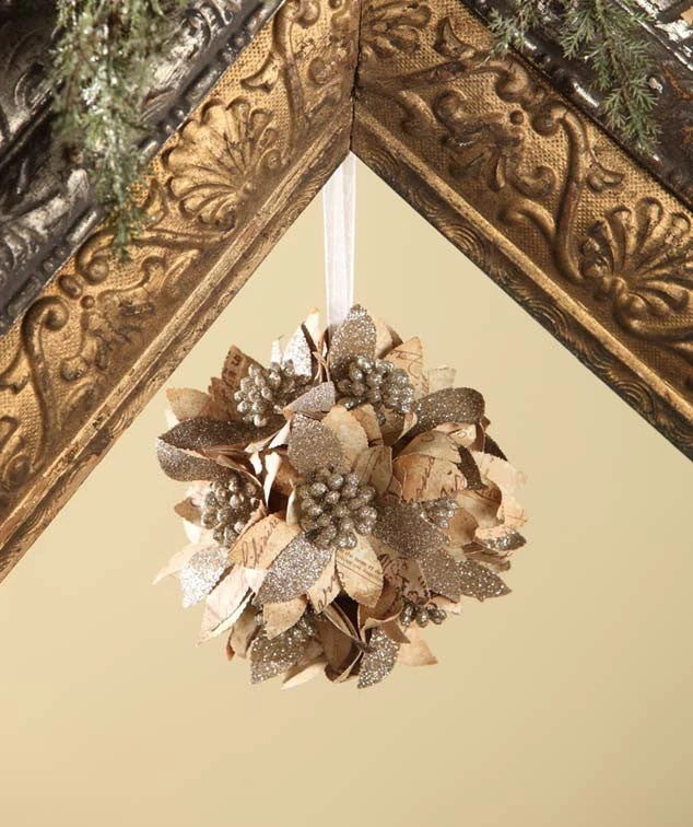 Bethany Lowe Poinsettia Kissing Ball 3 Bethany Lowe Poinsettia Kissing Ball