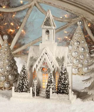 Bethany Lowe Ivory Church Large 4 Bethany Lowe Ivory Church Large