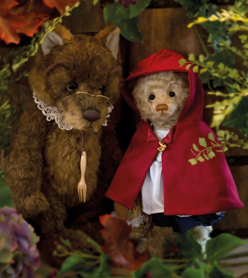 Charlie Bears Red Riding Hood & Masquerade 3 Charlie Bears Red Riding Hood & Masquerade