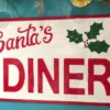 Raz Santa's Diner Sign New!