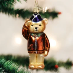 Old World Christmas Air Force Bear Ornament