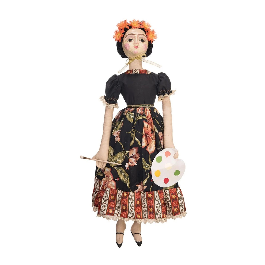 TheHolidayBarn.com Artist Frida Kahlo Doll New! 3 TheHolidayBarn.com Artist Frida Kahlo Doll New!
