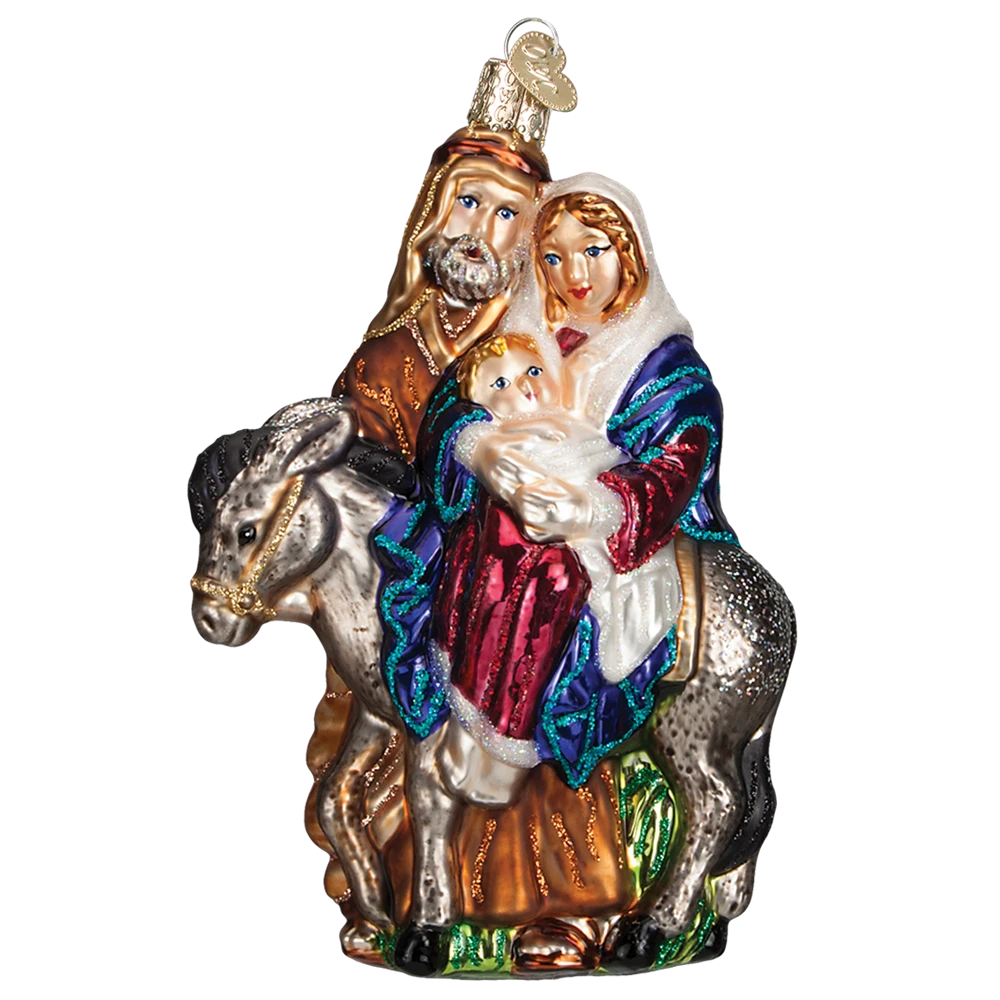 Old World Christmas Flight To Egypt Ornament 4 Old World Christmas Flight To Egypt Ornament