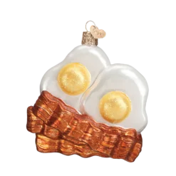 Old World Christmas Bacon And Eggs Ornament