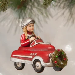 Bethany Lowe Casey In Peddle Car Ornament