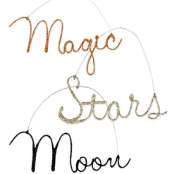 Bethany Lowe Magic Halloween Cursive Word Ornaments