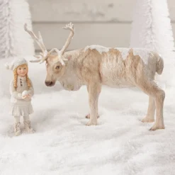 Bethany Lowe New! Snow Day Play With Caribou