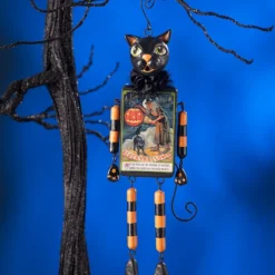 Bethany Lowe Black Cat Dangle Ornament