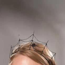 Bethany Lowe Black Widow Spiderweb Tiara