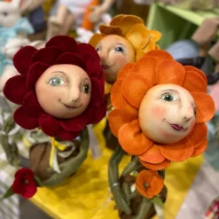 Joe Spencer Blooming Flower Dolls