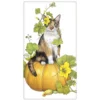 Mary Lake-Thompson New! Calico Cat Pumpkin Stack Towel 1 Mary Lake-Thompson New! Calico Cat Pumpkin Stack Towel