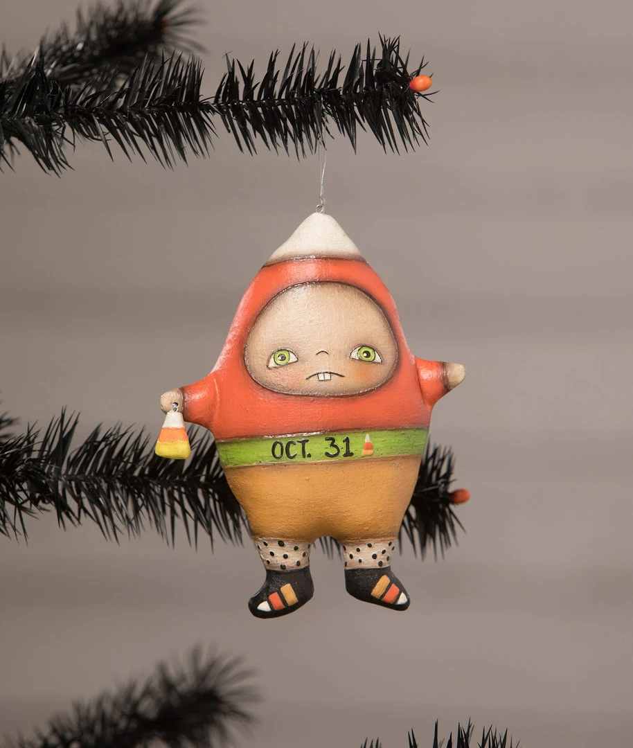 Bethany Lowe Candy Corn Carl Ornament 3 Bethany Lowe Candy Corn Carl Ornament