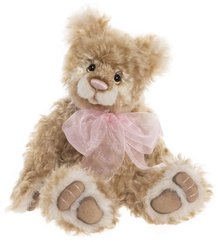 Charlie Bears Curly Temple Teddy Bear New! 3 Charlie Bears Curly Temple Teddy Bear New!