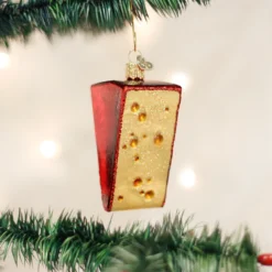 Old World Christmas Cheese Wedge Ornament