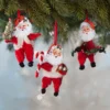 Bethany Lowe Chenille Santa Ornaments