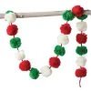 Creative Co-Op Christmas Pom Pom Garland