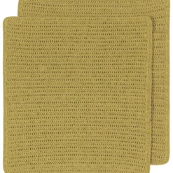 TheHolidayBarn.com Crocheted Dishcloths, Cactus Green New!