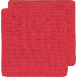 TheHolidayBarn.com Crocheted Dishcloths, Red