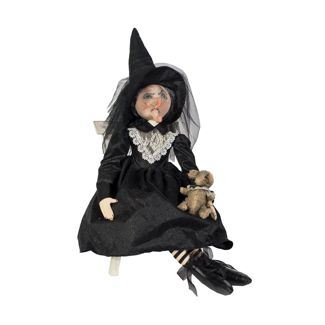 Joe Spencer Elenora Witch With Rat Doll 4 Joe Spencer Elenora Witch With Rat Doll