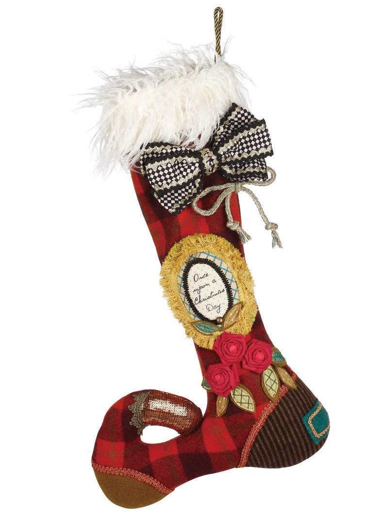 TheHolidayBarn.com Floria Stocking Accent Pillow 3 TheHolidayBarn.com Floria Stocking Accent Pillow