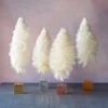 Glitterville New! Fluffy Cream Trees