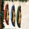Old World Christmas Glass Canoe Ornament 1 Old World Christmas Glass Canoe Ornament