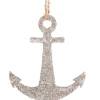 Midwest-CBK Glittered Anchor Silhouette Ornament Christmas