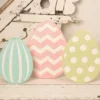 Bethany Lowe New! Glittered Standing Easter Eggs