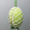 TheHolidayBarn.com New! Green Sugar Lattice Egg Ornament 2 TheHolidayBarn.com New! Green Sugar Lattice Egg Ornament