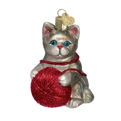 Old World Christmas Playful Kitten With Yarn Ball Ornaments 9 Old World Christmas Playful Kitten With Yarn Ball Ornaments