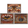 The Holiday Barn Happy Halloween Metal Signs