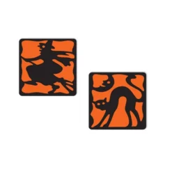 Beistle Beistle Vintage Halloween Halloween Silhoutte Coasters
