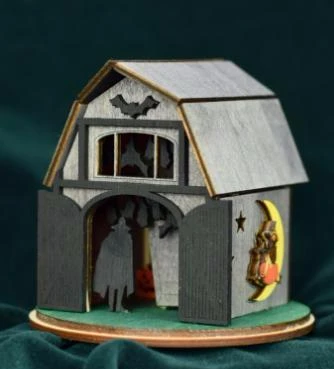 Ginger Cottages Halloween Haunted Bat Barn 3 Ginger Cottages Halloween Haunted Bat Barn