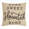 TheHolidayBarn.com Home Sweet Haunted Home Embroidered Pillow