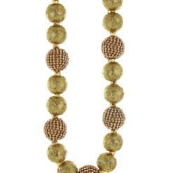 Cody Foster Jeweled Gold Ball Garland
