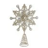 Kurt Adler Jeweled Snowflake Christmas Tree Topper 2 Kurt Adler Jeweled Snowflake Christmas Tree Topper