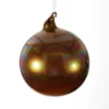 Winward Jim Marvin Antique Gold Pearl Glass Ball Ornaments