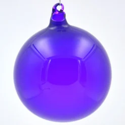 Winward Jim Marvin Dark Purple Bubblegum Glass Ornaments