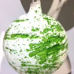 Winward Jim Marvin Green Mint Carly Glass Ball Ornaments New!