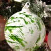 Winward Jim Marvin Green Mint Carly Glass Ball Ornaments New! 1 Winward Jim Marvin Green Mint Carly Glass Ball Ornaments New!