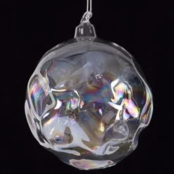 TheHolidayBarn.com Jim Marvin Ornaments Jim Marvin Iridscent Hand Molded Glass Ball Ornaments