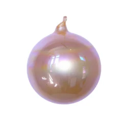 Winward Jim Marvin Light Gold Pearl Glass Ball Ornaments New!