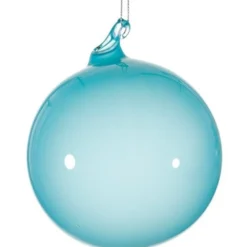 Winward Jim Marvin Light Turquoise Bubblegum Glass Ornaments